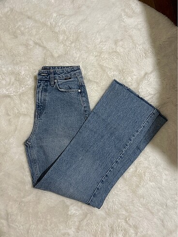 Mavi Jeans Victoria model geniş paça kot pantolon