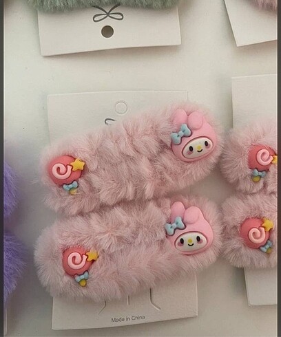 Peluş çıt çıt toka
