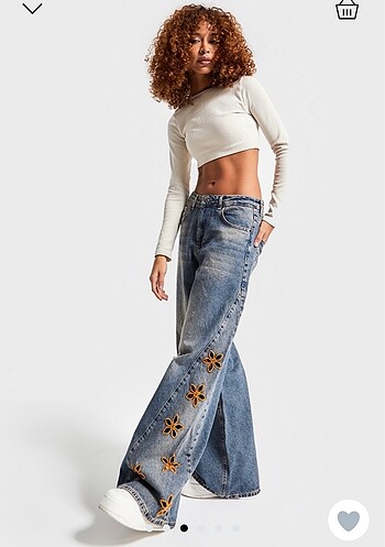 It?s basic nakışlı jean