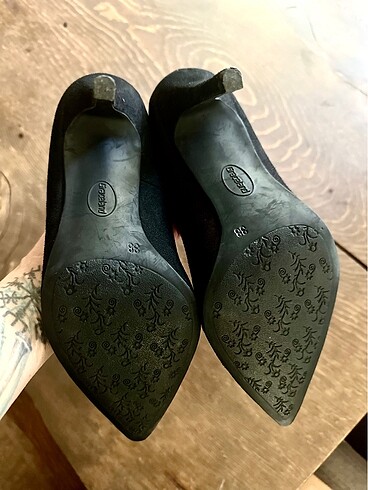 38 Beden siyah Renk Süet stiletto