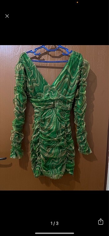 Bsl yeşil elbise