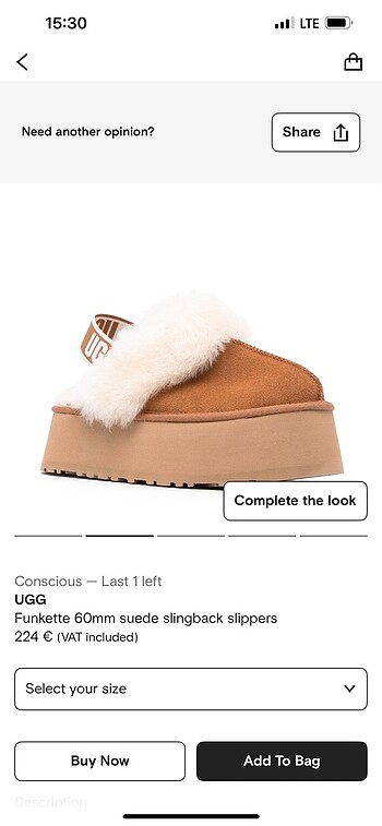 36 Beden Ugg suede slingback slippers