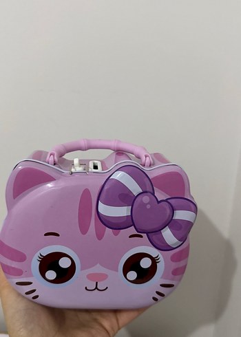 Pembe Kedi Şekilli Kumbara - Görsel 2