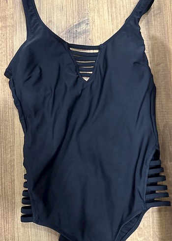 Siyah Strappy Kadın Mayo - Görsel 2