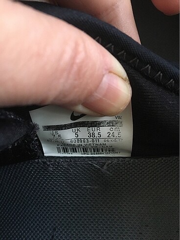 38,5 Beden Nike airmax