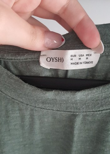 m Beden gri Renk pijama takimi yesil oysho M beden