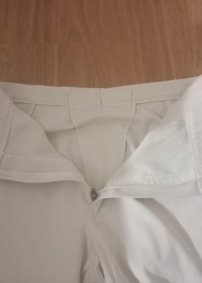2 adet kumaş pantolon krem ve siyah - Görsel 5