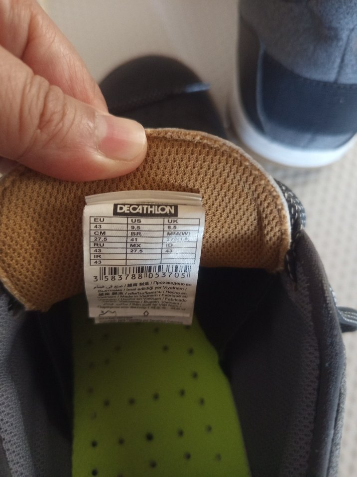 Gri Erkek Spor Ayakkabı Bağcığı - Görsel 4