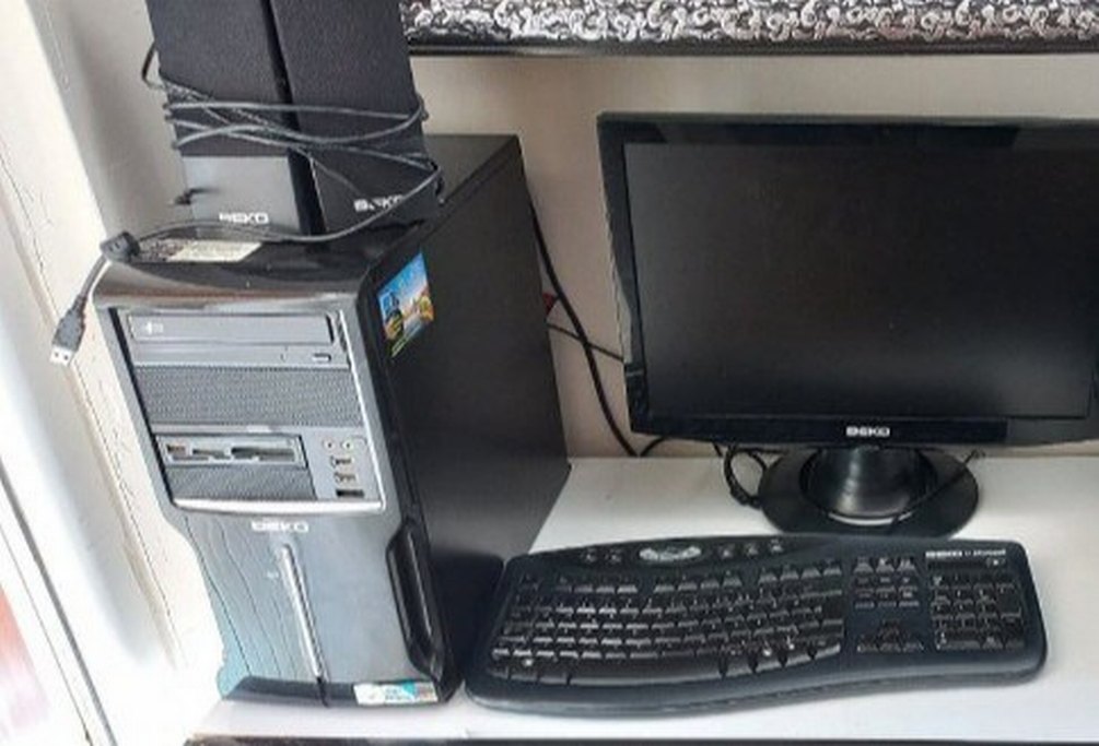 Siyah BEKO Bilgisayar Monitörü - Görsel 2