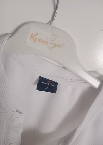 Erkek Beyaz Pamuklu Polo Tişört - Görsel 2