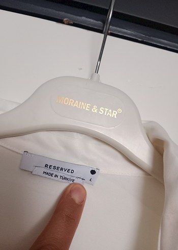 Kadın Beyaz Keten Kısa Kollu Gömlek - Görsel 4