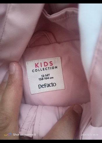 Pembe Midi Kadın Yağmurluk - Görsel 4