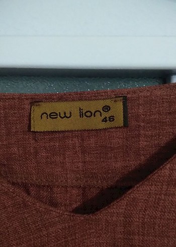 Uzun Kahverengi Nakışlı Bohem Elbise - Görsel 4