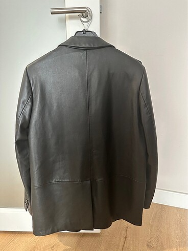 l Beden siyah Renk Yeni ceket stokları tükenen deri ceket