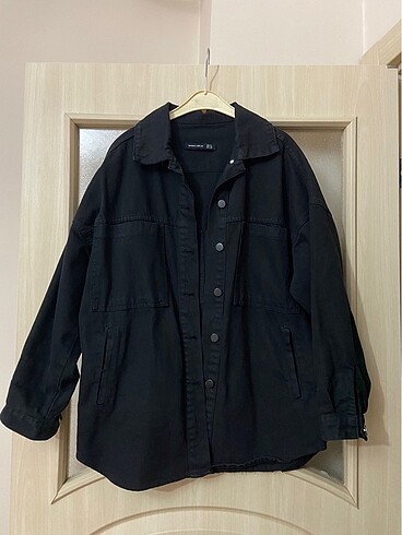 Diğer Siyah kot denim ceket