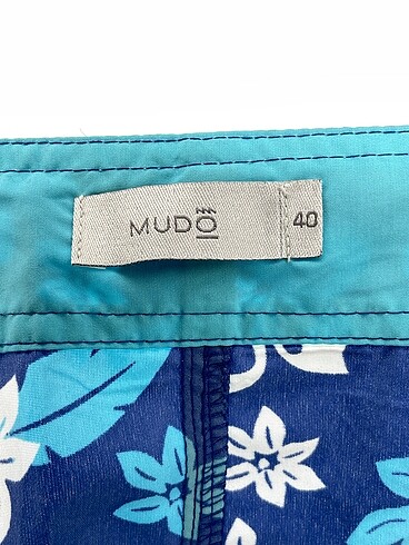 40 Beden mavi Renk Mudo Mini Şort %70 İndirimli.