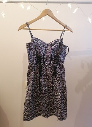 İpli h&m elbise