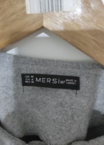 Düğmeli Gri Midi Kadın Ceket - Görsel 2