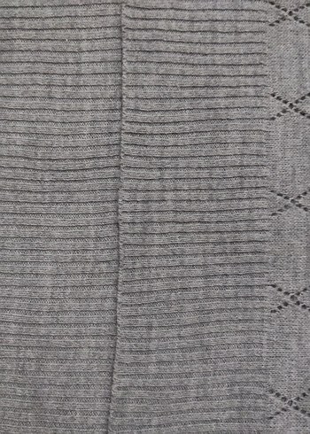 Gri Triko Boğazlı Kolsuz Kadın Süveter - Görsel 4