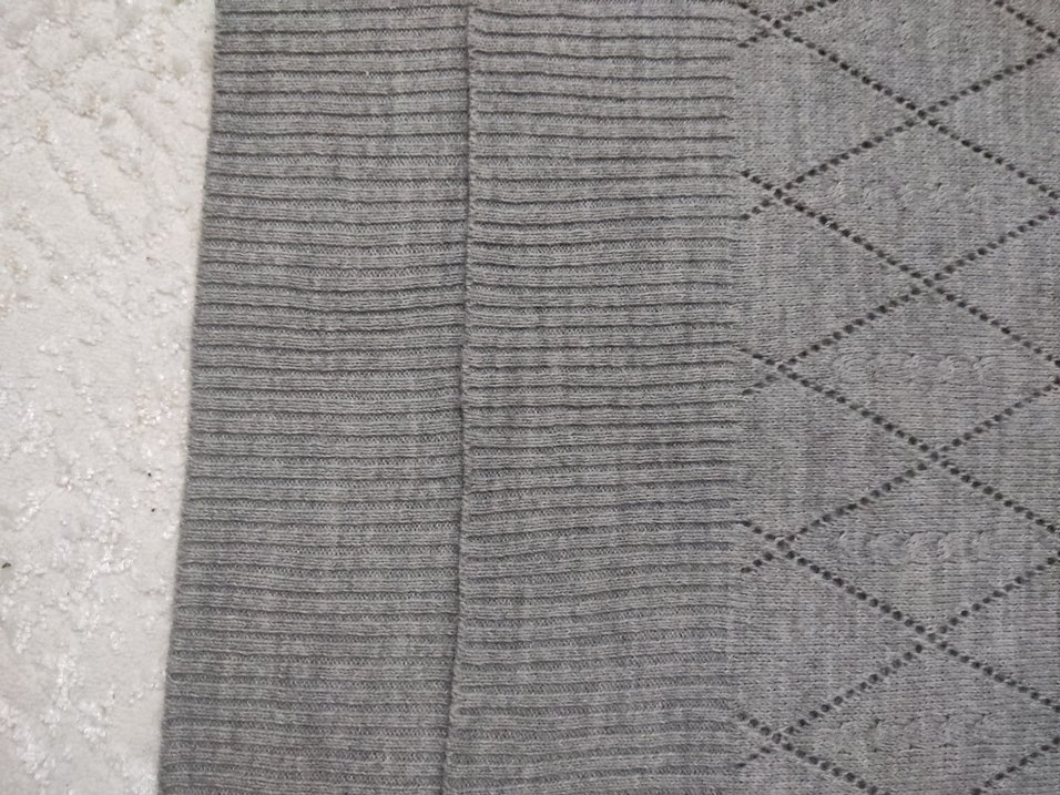 Gri Triko Boğazlı Kolsuz Kadın Süveter - Görsel 4