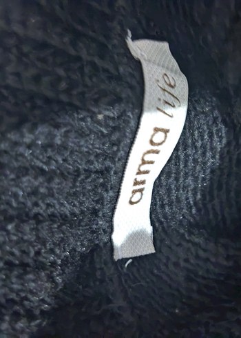 kol detaylı boğazlı triko kazak - Görsel 3