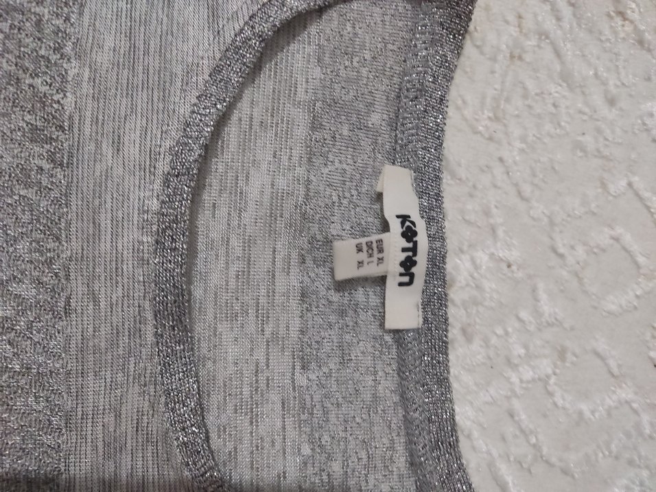 parlak gri tişört - Görsel 2