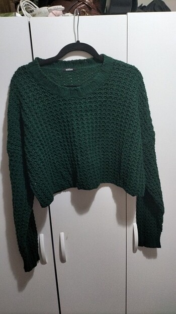 Yeşil crop kazak
