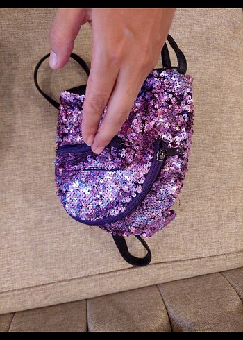 Mor Parlak Çocuk Sırt Çantası - Görsel 7