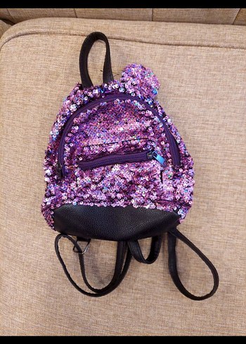 Mor Parlak Çocuk Sırt Çantası - Görsel 2