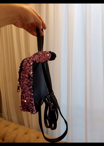 Mor Parlak Çocuk Sırt Çantası - Görsel 5