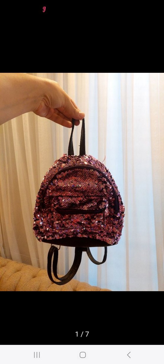 Mor Parlak Çocuk Sırt Çantası - Görsel 3