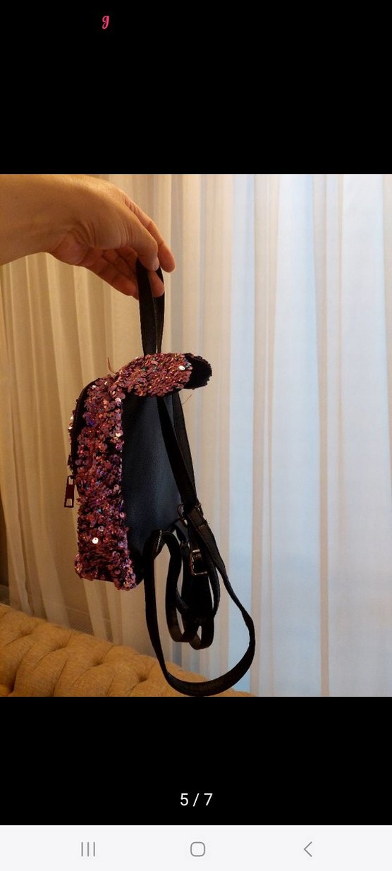 Mor Parlak Çocuk Sırt Çantası - Görsel 5