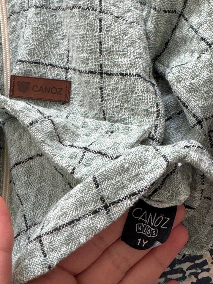 Kapüşonlu Ekose Desenli Erkek Çocuk Ceketi - Görsel 2