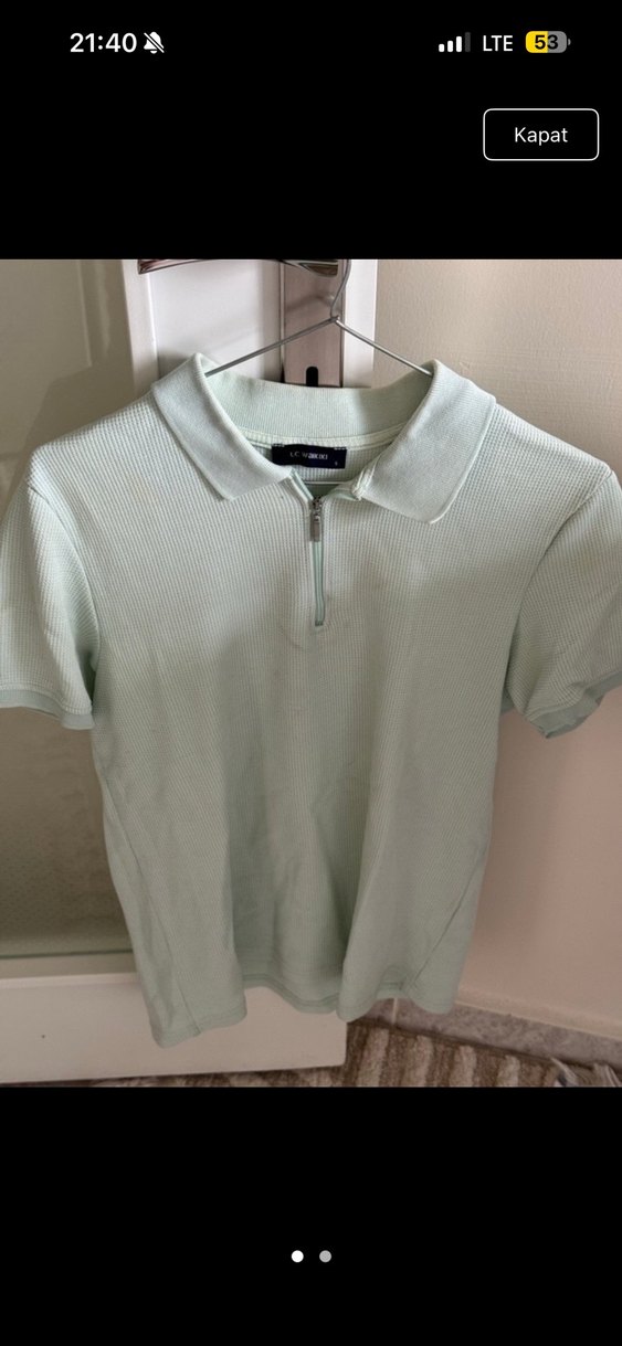 Kadın Beyaz Kısa Kollu Keten Gömlek - Görsel 3