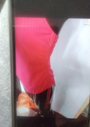 Pembe Kolsuz Spor Kadın Mayo - Görsel 2