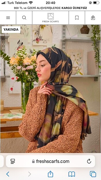 Fresh scarfs şal