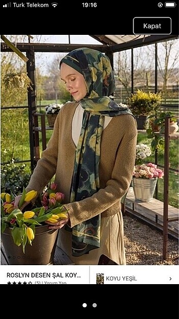 Fresh scarfs şal