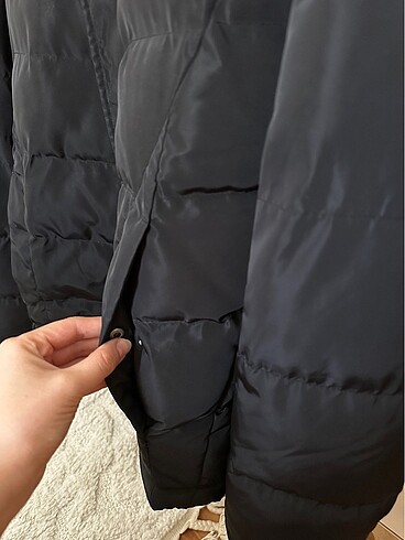 xl Beden siyah Renk Şişme mont