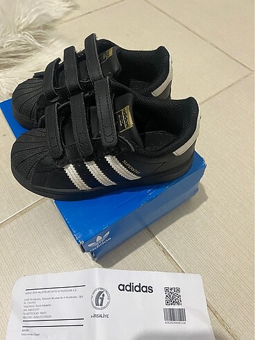 Adidas süperstar çocuk 25 numara sorunsuz