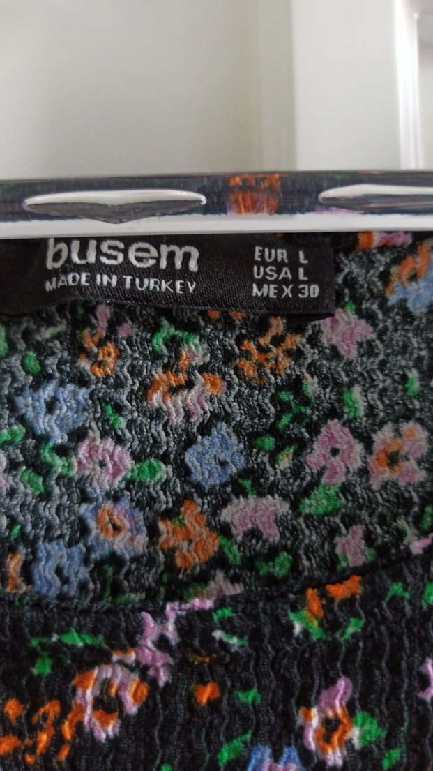 Çiçek Desenli Uzun Kollu Bohem Hamile Elbisesi - Görsel 3