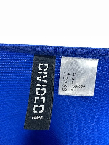 38 Beden lacivert Renk H&M Kısa Elbise %70 İndirimli.