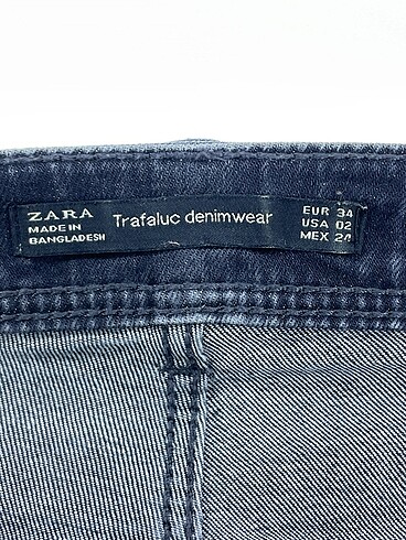 34 Beden siyah Renk Zara Jean / Kot %70 İndirimli.