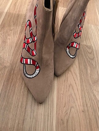 36 Beden camel Renk Bambi topuklu bot