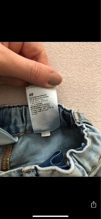 12-18 Ay Beden H&M çocuk jean (12-18 ay)