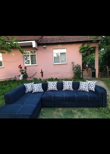 Çelik iskelet L koltuk