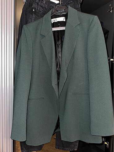 Zara Zara yeşil ceket