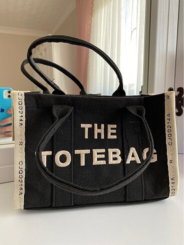siyah küçük tote bag