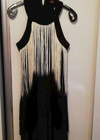 Siyah Püsküllü Kadın Tulum - Görsel 4