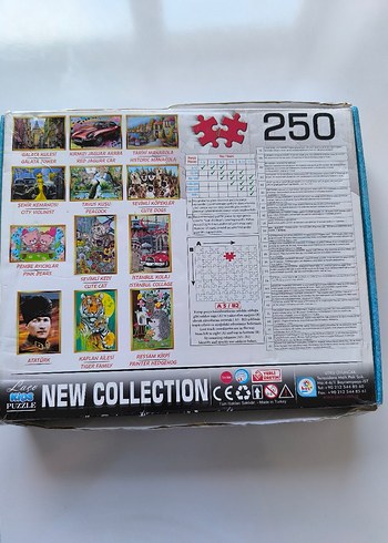 250 Parça Gri Kirpi Temalı Çocuk Puzzle - Görsel 4