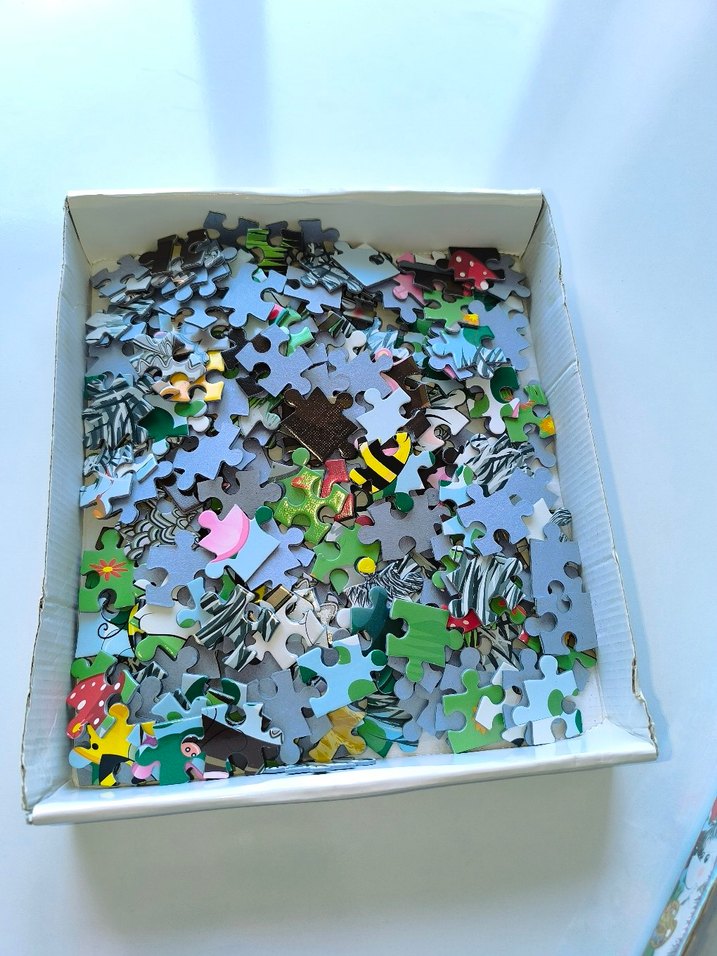 250 Parça Gri Kirpi Temalı Çocuk Puzzle - Görsel 3